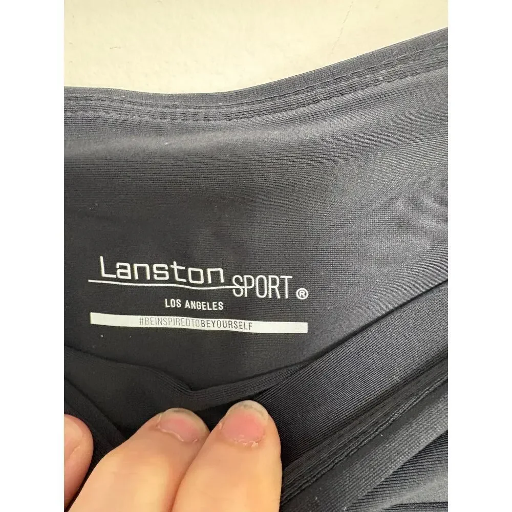 Lanston Sport women’s NWT’s black cropped leggings. Size medium